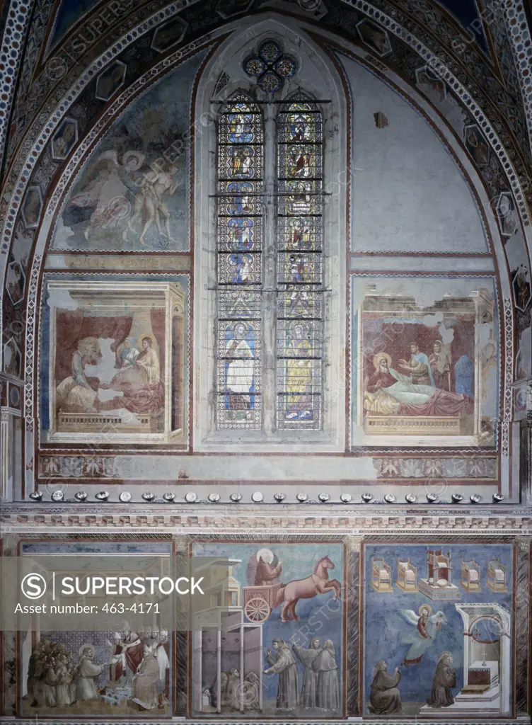 Life Of St. Francis-Upper Church-Cimabue Successio 1253 Giotto (ca.1266-1337 Italian) Church of San Francesco, Assisi, Italy