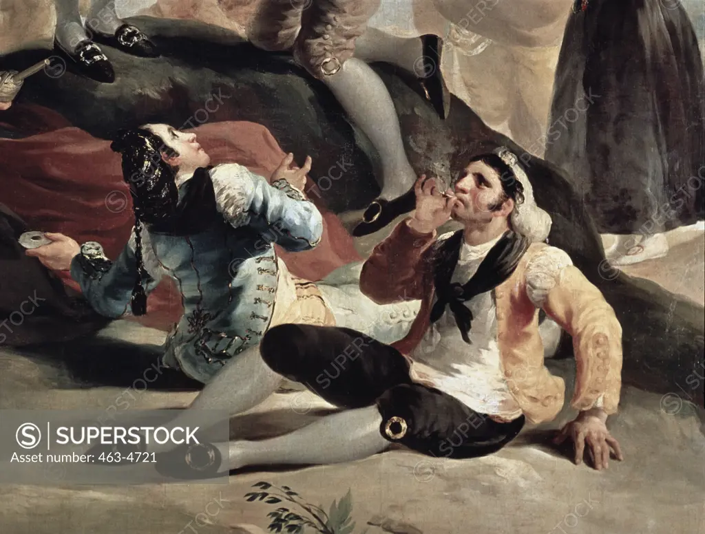 The Dragon (Detail) Francisco Goya y Lucientes (1746-1828 Spanish) Oil On Canvas