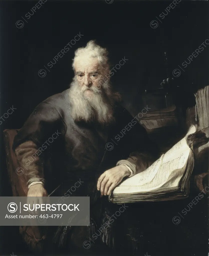 The Apostle Paul Rembrandt Harmensz van Rijn (1606-1669/Dutch) Kunsthistorisches Museum, Vienna, Austria 