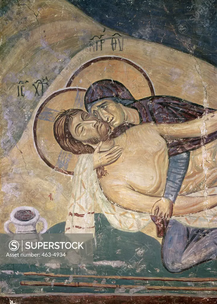 Mourning Over Christ 1164 Artist Unknown St. Pantelemons Church, Skopje, Macedonia