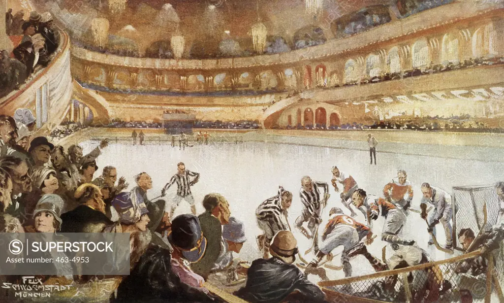 Ice Hockey Competition 1920 Felix Schwornstadt (b.1870) 