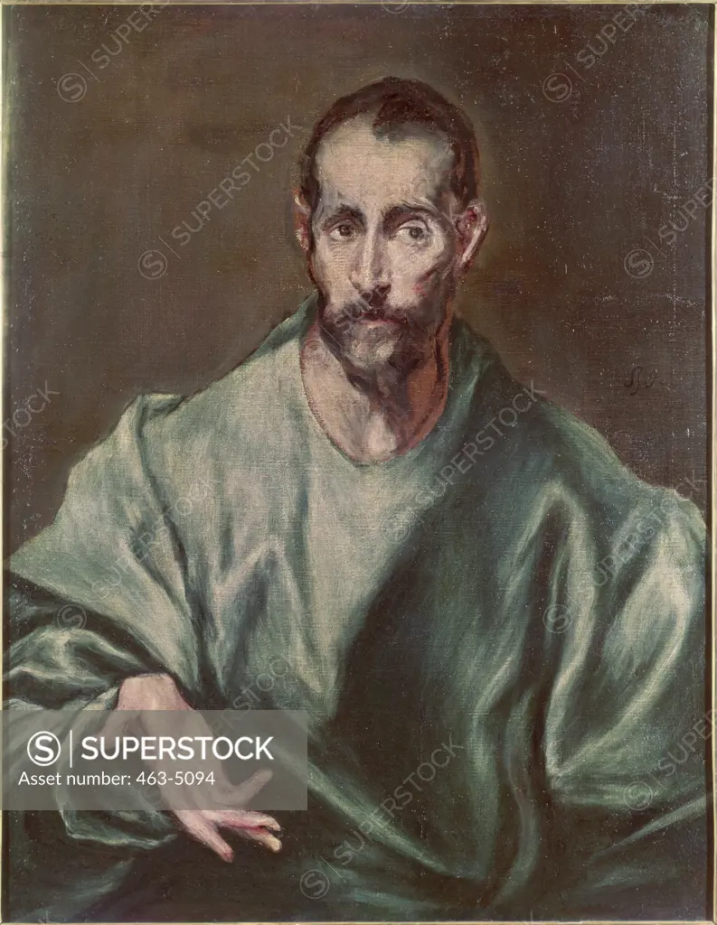 St. Joaco the Elder c. 1600 El Greco (1541-1614 Greek) Oil on Canvas Museo del Prado, Madrid, Spain