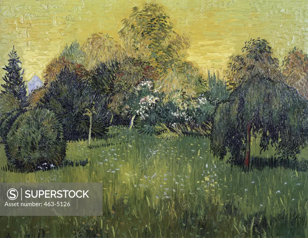 The Poet's Garden Vincent Van Gogh(1853-1890 Dutch) Art Institute of Chicago, Illinois 