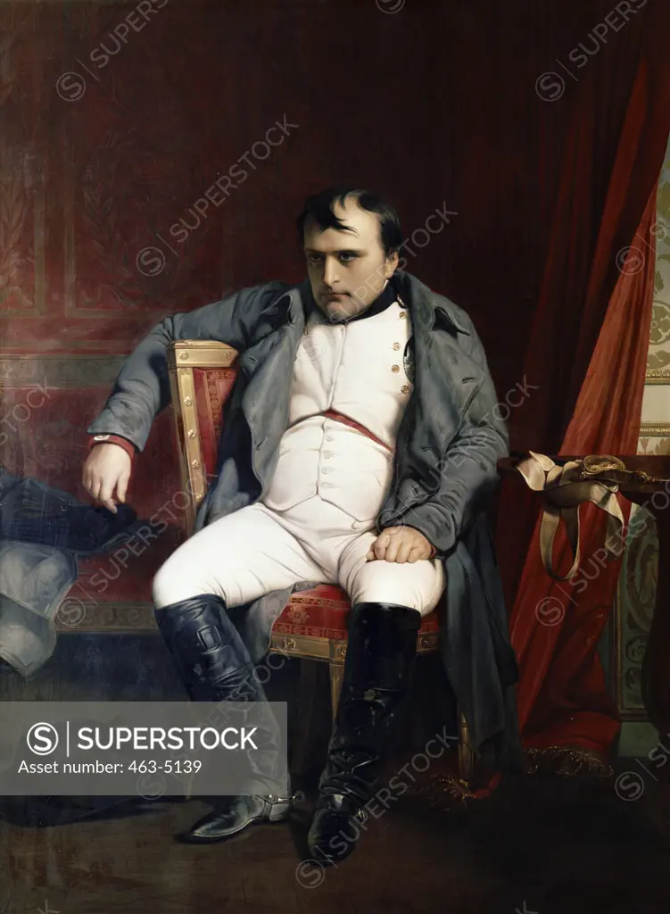 Napoleon Bonaparte Paul Delaroche (1797-1856 French) Musee de L'Armee, Paris, France 