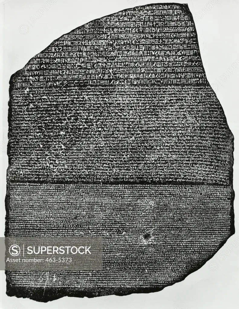 Rosetta Stone 196 BC Granite British Museum, London