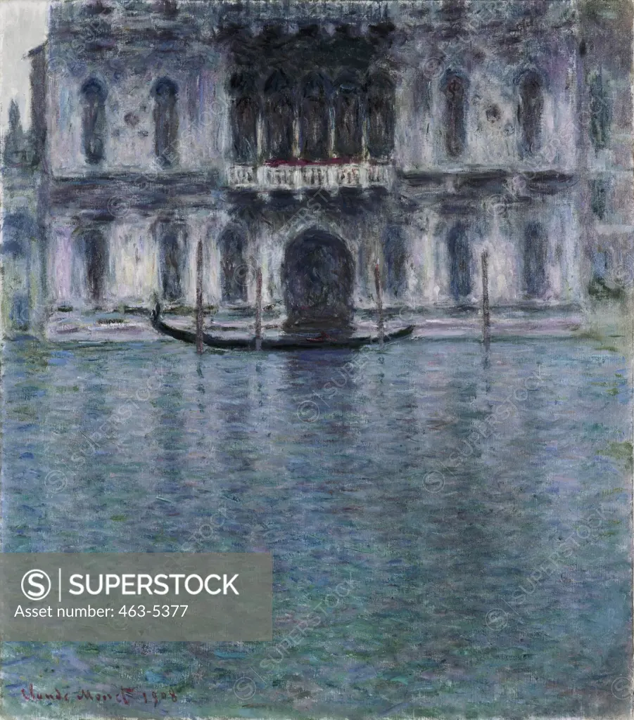 Palazzo Contarini  1908 Claude Monet (1840-1926 French) Oil on canvas Kunstmuseum St. Gallen, Switzerland