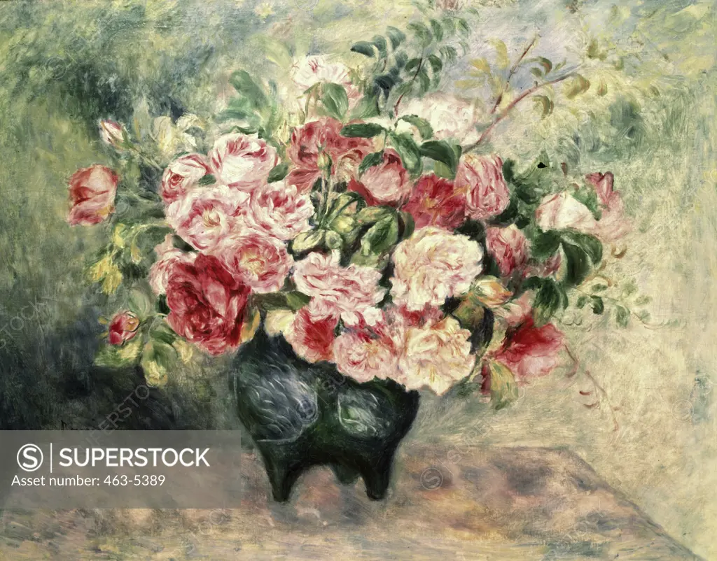 The Bouquet Pierre-Auguste Renoir (1841-1919 French) Israel Museum, Jerusalem 