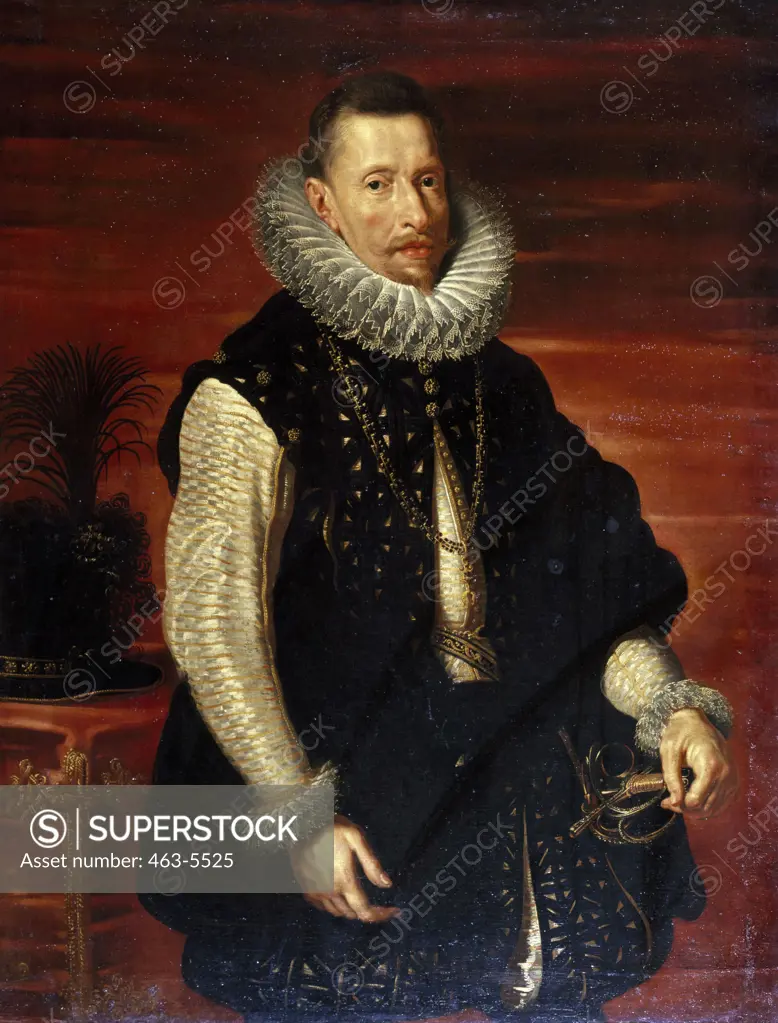 Albrecht VII-Austrian, Archduke of Netherlands 1609-10 Peter Paul Rubens (1577-1640/Flemish) Oil on Canvas Private Collection