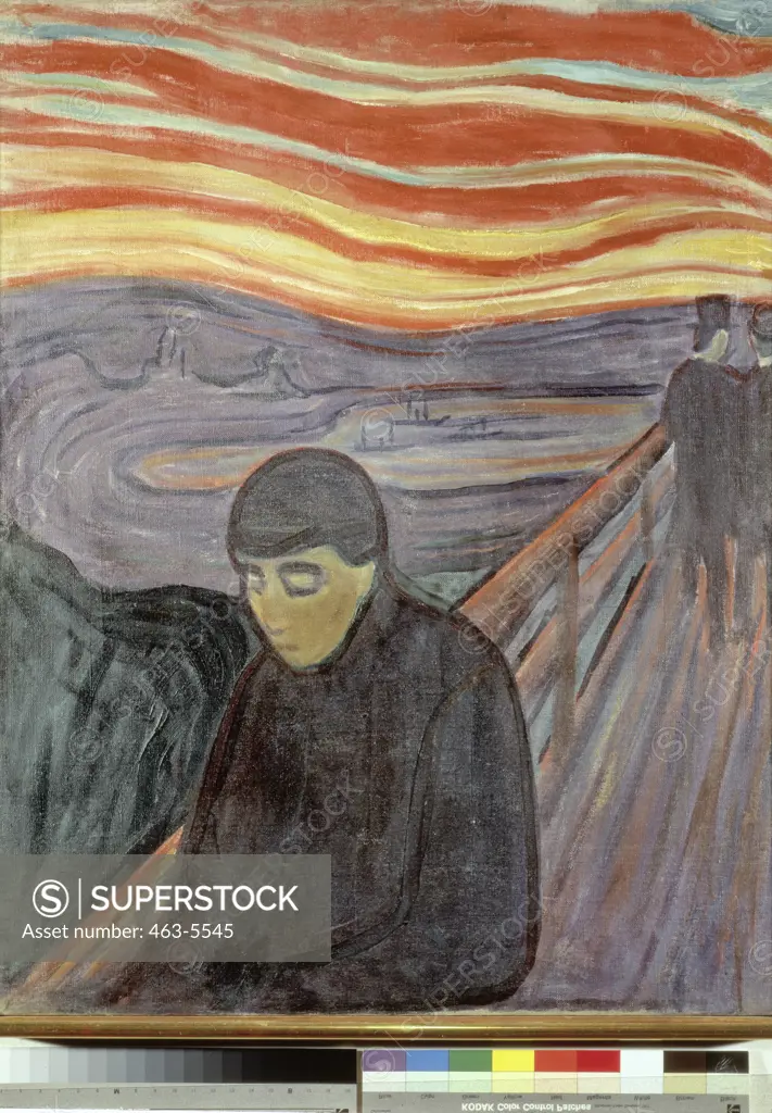 Despair Oil on Canvas Edvard Munch (1863-1944/Norwegian) Munch Museum, Oslo, Norway