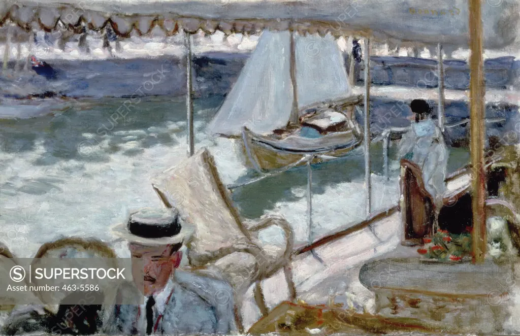 On a Yacht by Pierre Bonnard,  1912,  (1867-1947),  France,  Paris,  Musee D'Orsay