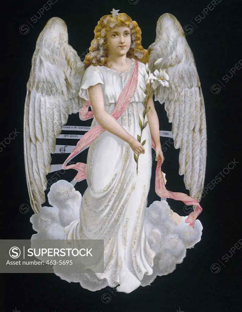 Angel (Gabriel),  Nostalgia Cards,  1900,  20th century