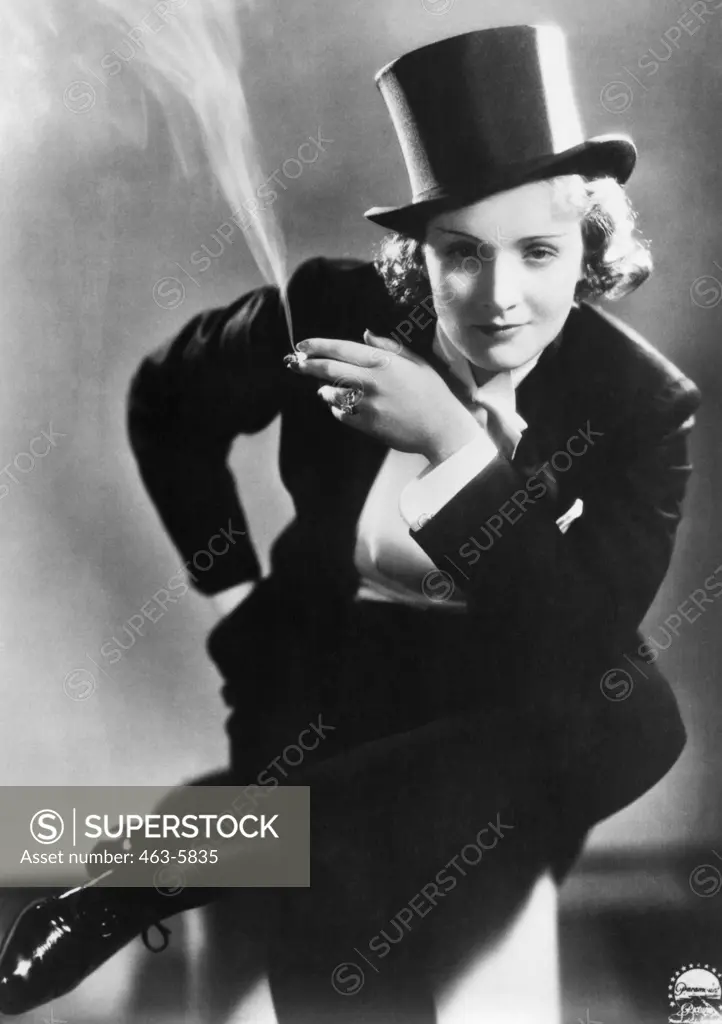 Marlene Dietrich in the film Morocco, 1930 
