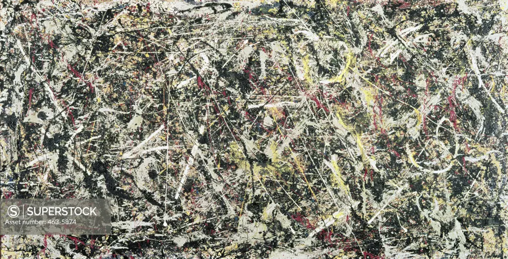 Alchemy Jackson Pollock (1912-1956/American) Peggy Guggenheim Collection Venice Italy 