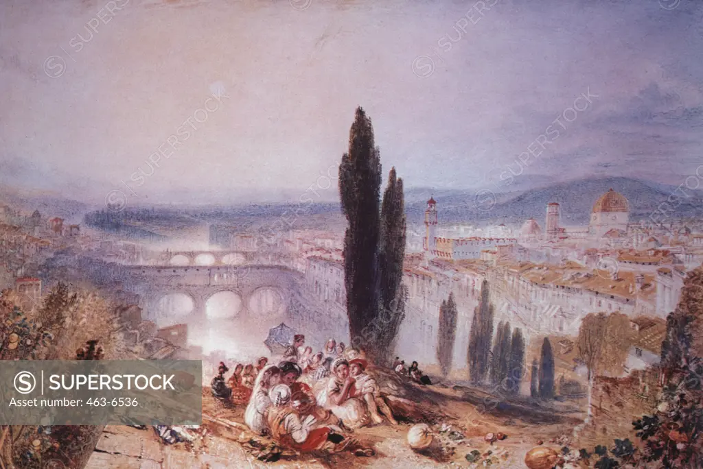 Florence as Seen From San Miniato Joseph Mallord William Turner (1775-1851 British) Pastel
