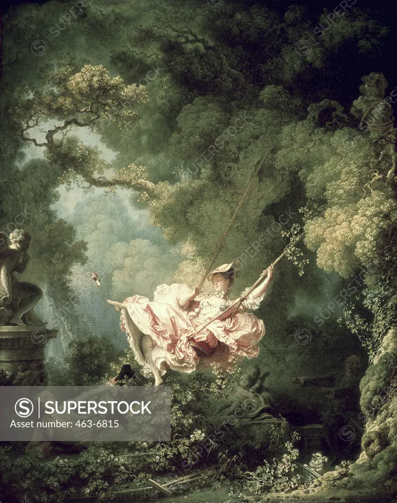 The Swing ca. 1767 Jean Honoré Fragonard (1732-1806/French) Oil on canvas Wallace Collection, London 