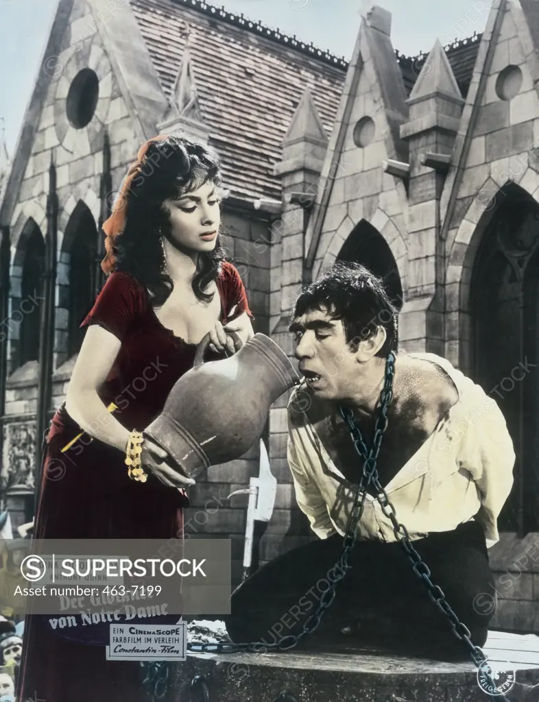 "The Hunchback of Notre Dame" 1956 Gina Lollobrigida & Anthony Quinn