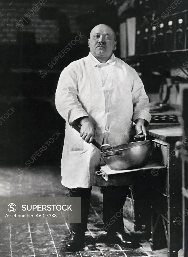 Chef cooking in the kitchen, c. 1928