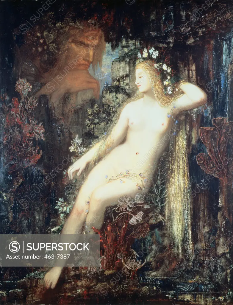 Galatea 1878-80 Gustave Moreau (1826-1898 French) Oil on canvas Musee d'Orsay, Paris, France