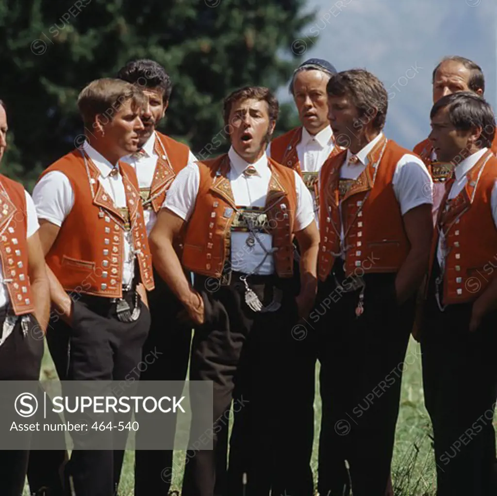 Yodeler Choir Aelplerfest Sellamatt, Switzerland
