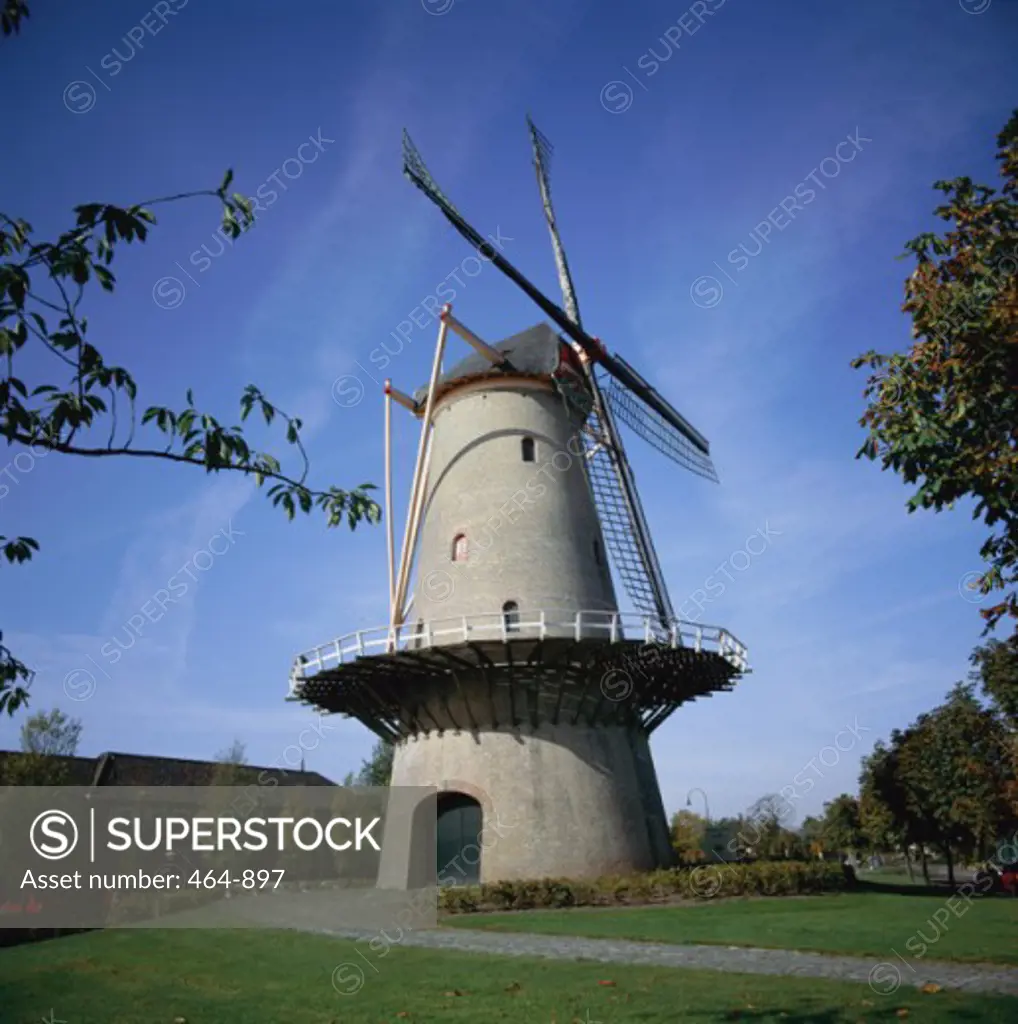 A windmill in Antwerp, Belgium