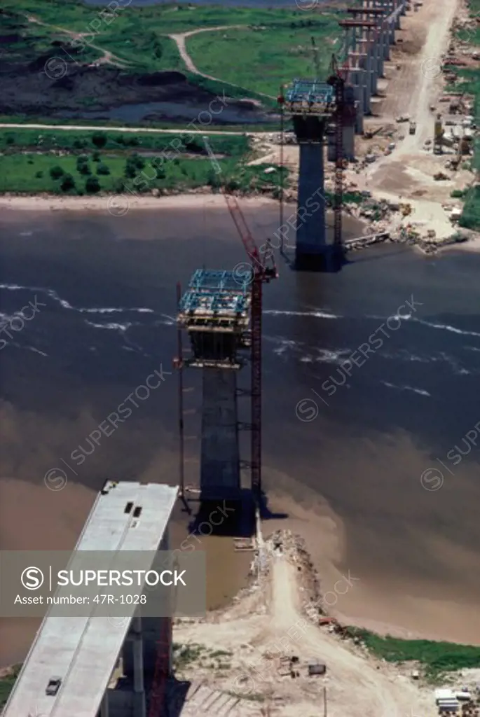 Construction of a bridge, Kansas, USA