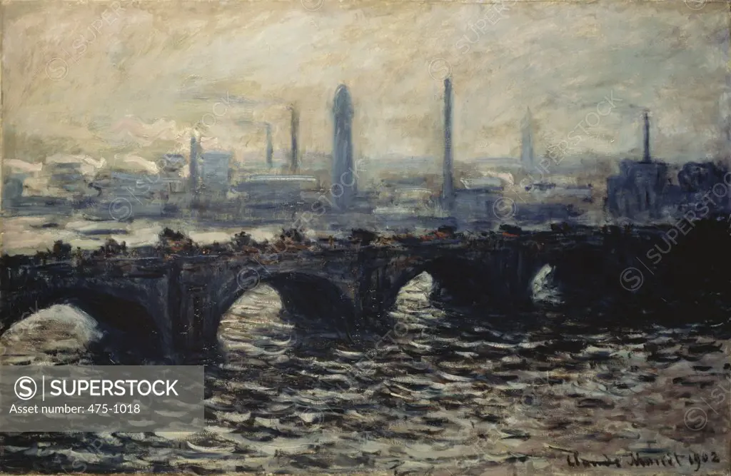 Waterloo Bridge  1902 Claude Monet (1840-1926 French) Christie's Images, London, England
