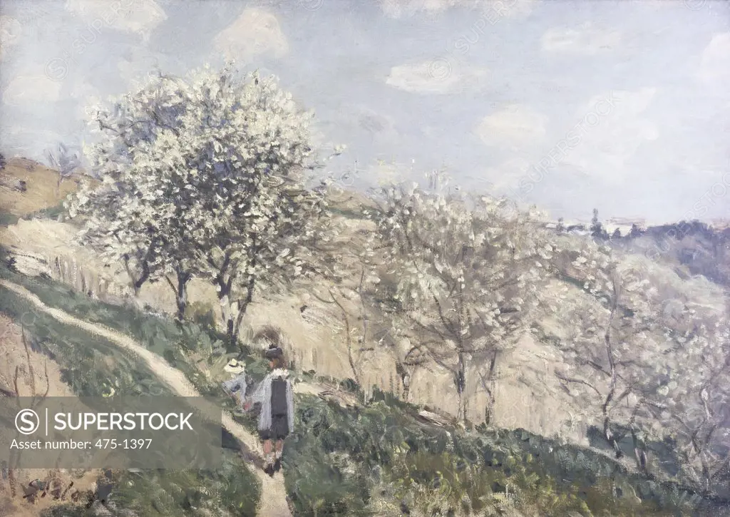Springtime at Bougival Alfred Sisley (1839-1899 French) Private Collection 