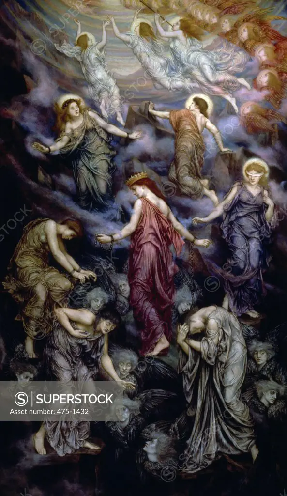 Kingdom of Heaven Suffereth Violence Evelyn De Morgan (1855-1919 British) De Morgan Foundation, London, England