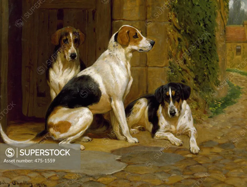 Foxhounds by John Charlton, (1849-1917), UK, England, London, Bonhams