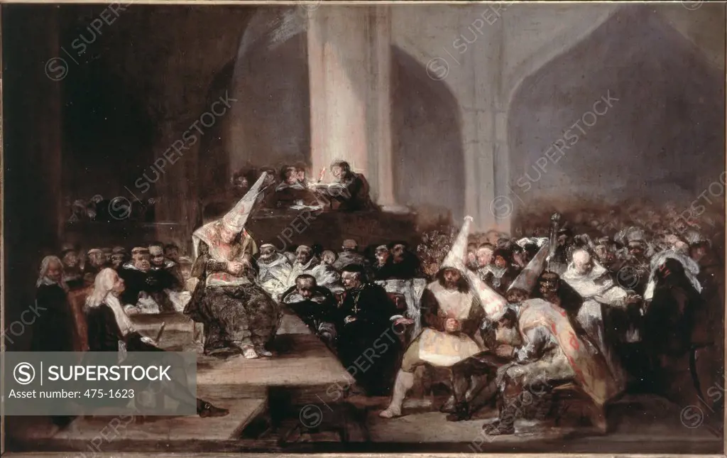 Court of the Inquisition Francisco Goya y Lucientes (1746-1828/Spanish) Oil on canvas Real Academia De Bellas Artes De San Fernando 