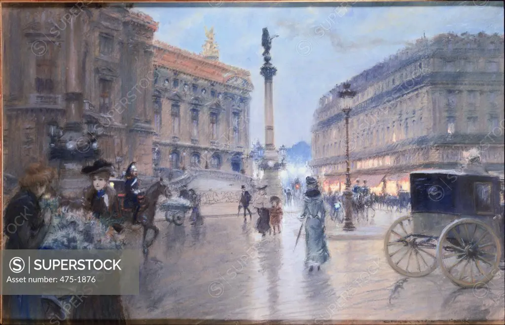 Place de L'Opera, Paris Georges Stein (active 1890-1910 French) Waterhouse and Dodd, London