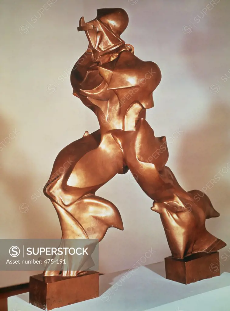 Unique Forms of Continuity in Space 1913 Umberto Boccioni (1882-1916 Italian) Bronze