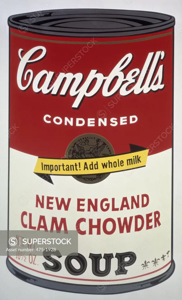 Campbell's Soup Can Warhol, Andy  1928-1987 American  