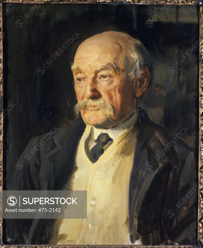 Portrait Of Thomas Hardy  Eves, Reginald Grenville(1876-1941 British) Towner Art Gallery, Eastbourne, England *REPRODUCTION PERMISSION REQUIRED THROUGH BAL!!!