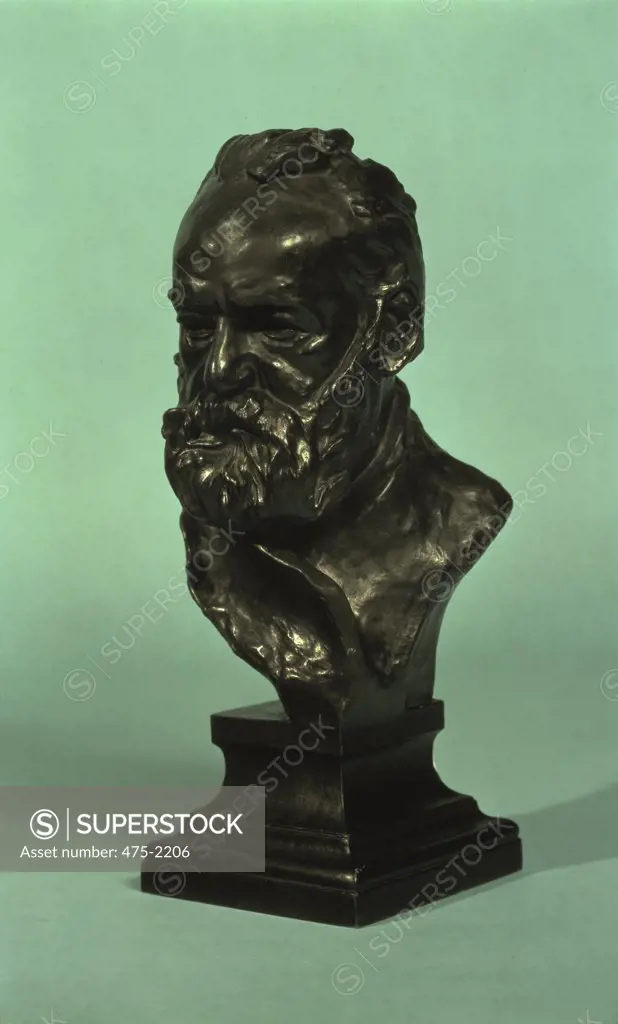 Victor Hugo  Auguste Rodin (1840-1917 French)  Bronze Private Collection