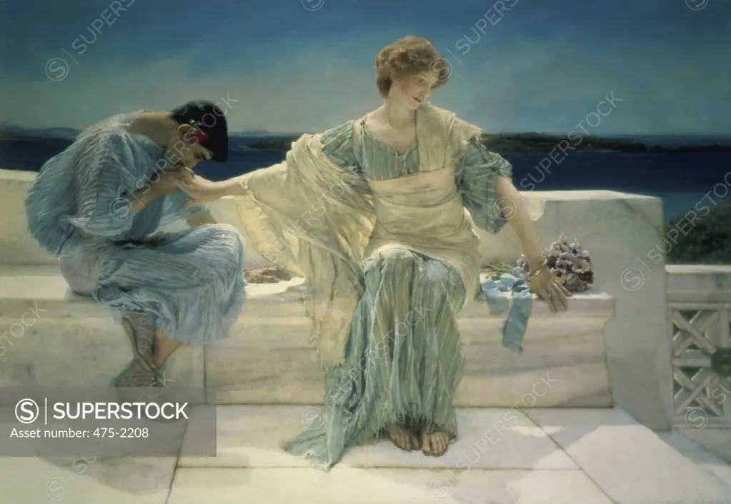 Ask Me No More 1906 Lawrence Alma-Tadema (1836-1912/Dutch) Oil on Canvas Private Collection