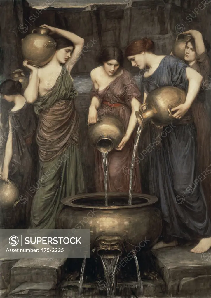 Danaides  1904 John William Waterhouse (1849-1917 British)  Oil on canvas Christie's Images, London, England 