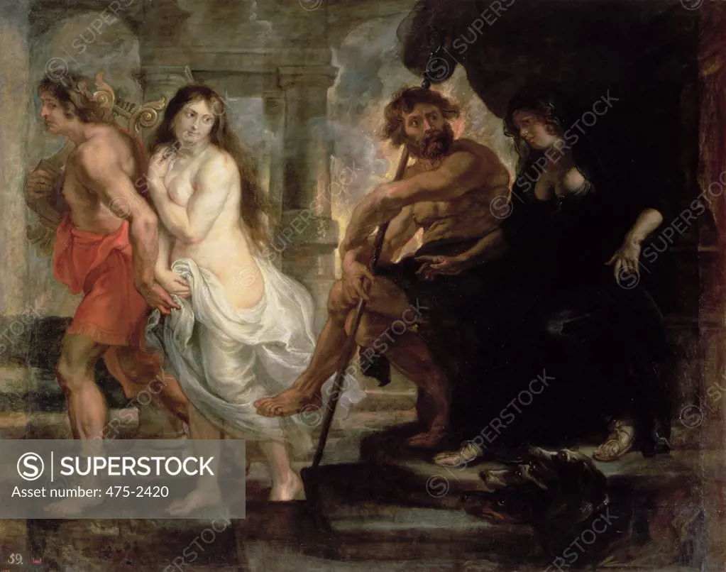 Orpheus And Eurydice  Rubens, Peter Paul(1577-1640 Flemish) Oil On Canvas