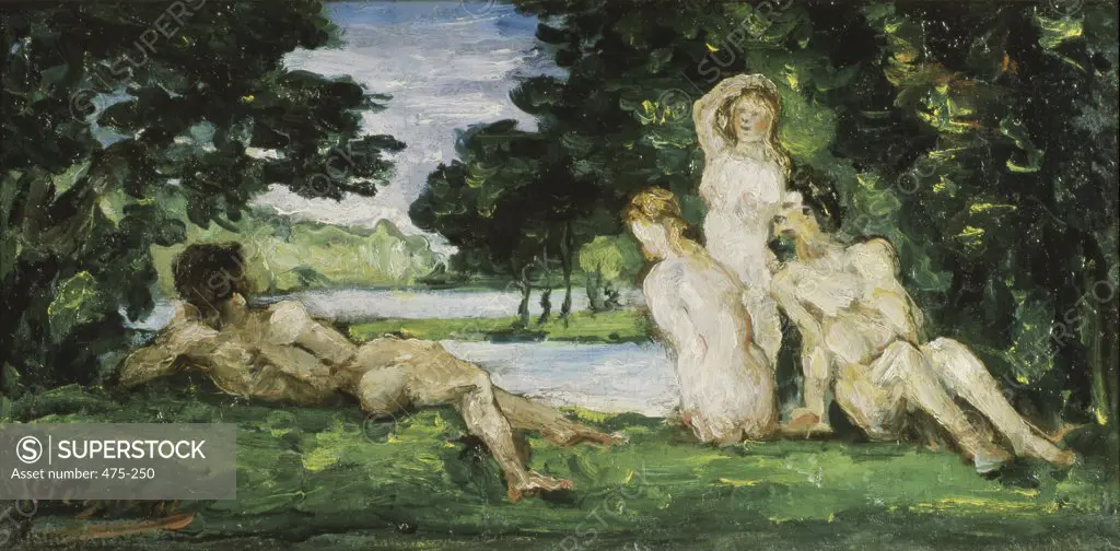 Baigneurs et Baigneuses Paul Cezanne (1839-1906 French) Christie's Images, London, England