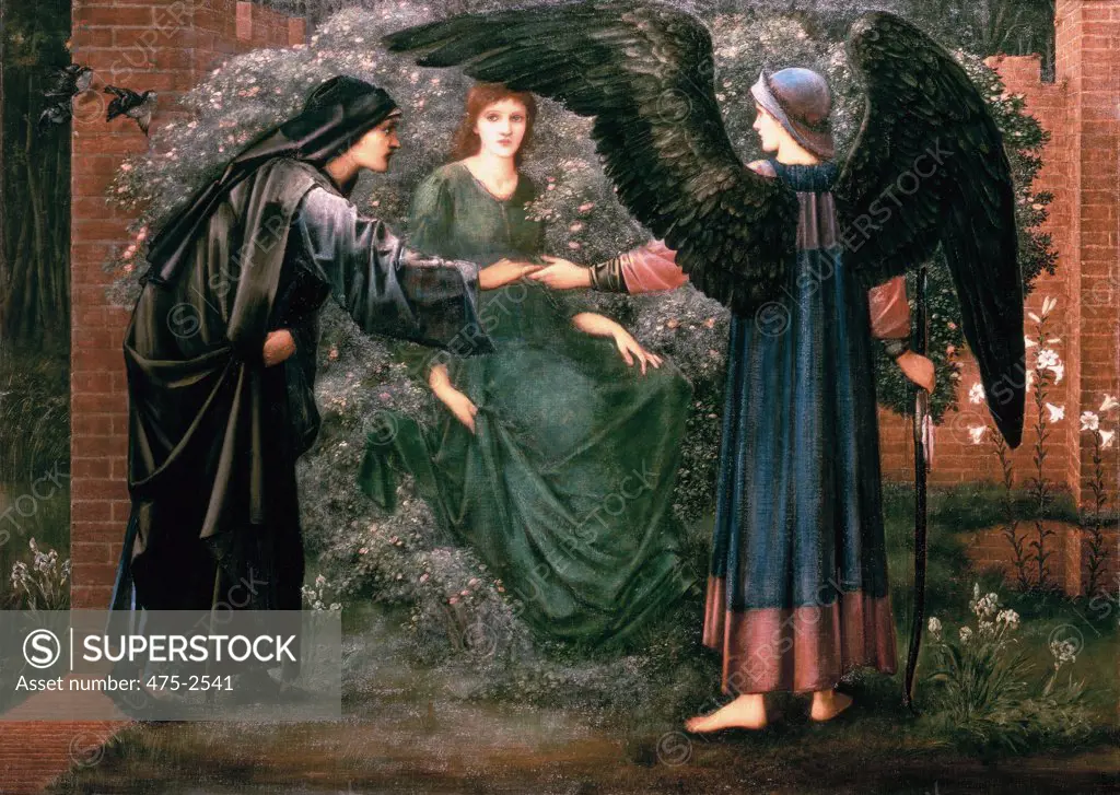 Heart Of The Rose  Edward Burne-Jones (1833-1898 British) Roy Miles Gallery, 29 Bruton St., London W1 *ADDRESS MUST BE INCLUDED IN CREDIT!