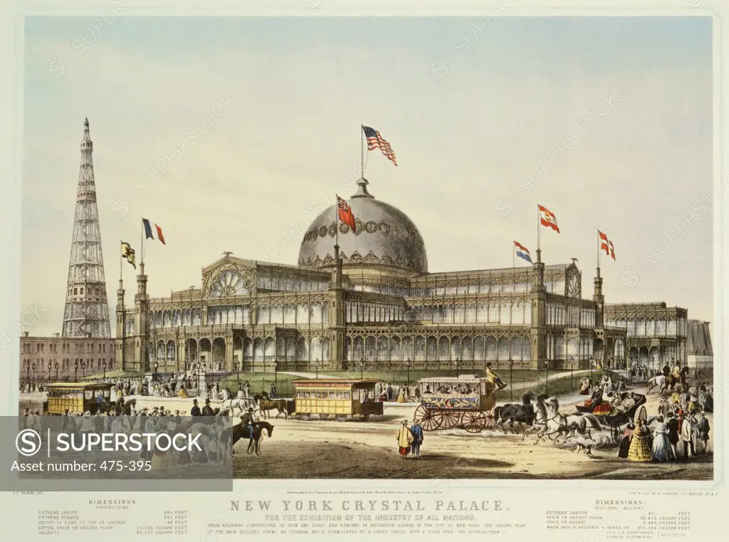 New York Crystal Palace: World's Fair Currier & Ives (active 1857-1907/American) Private Collection 