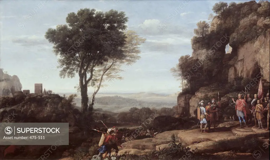 David at the Cave of Abdullam  Claude Lorrain (1600-1682 French) National Gallery, London, England