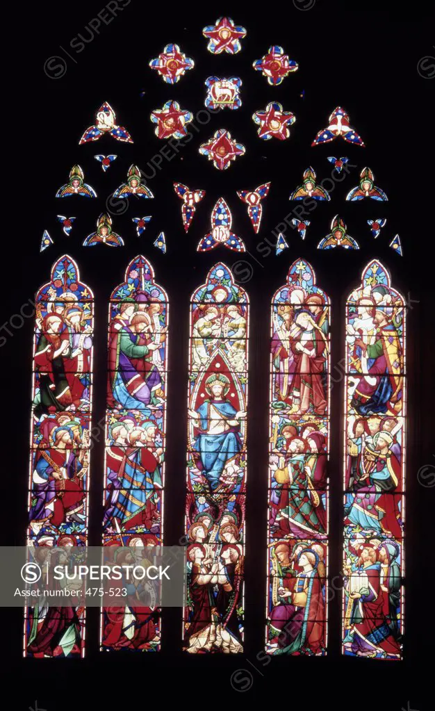 Te Deum 1862 Butler & Bayne Heaton (19th C. British) Stained glass