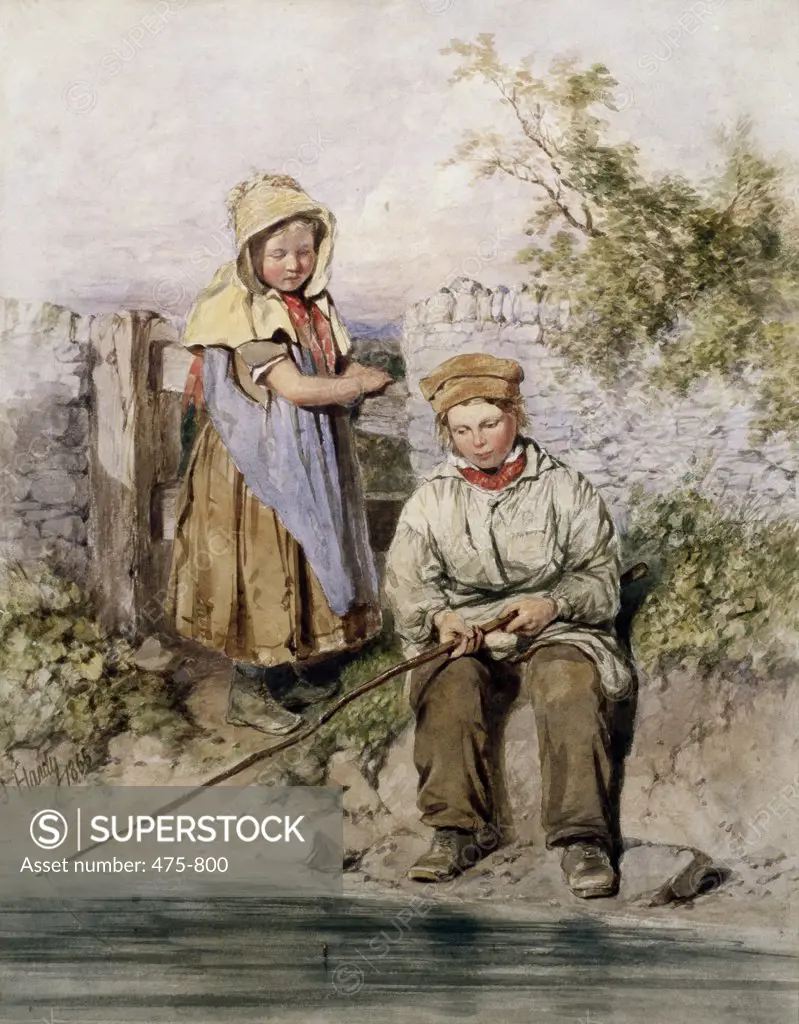 The Young Anglers Hardy, James Jnr. (1832-1889 British) Roy Miles Gallery, 29 Bruton St., London W1  *ADDRESS MUST BE INCLUDED IN CREDIT!