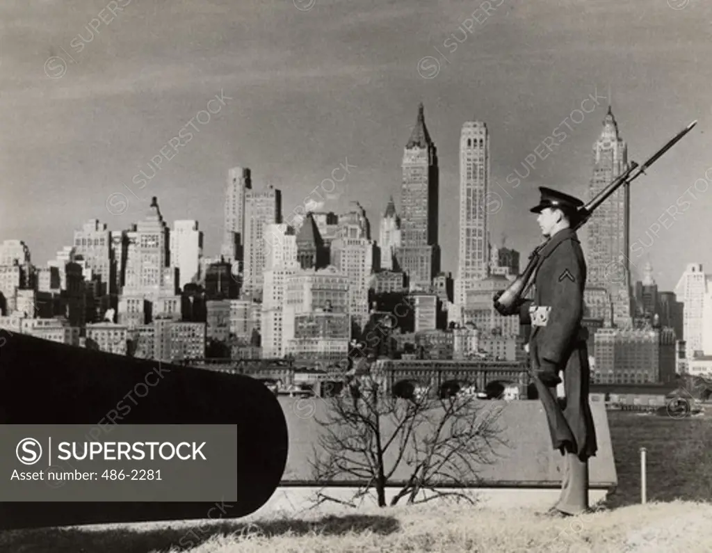 USA, New York City, Skyline, 1934