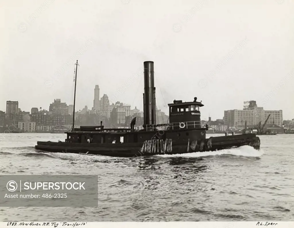 USA, New York City, Tugboat