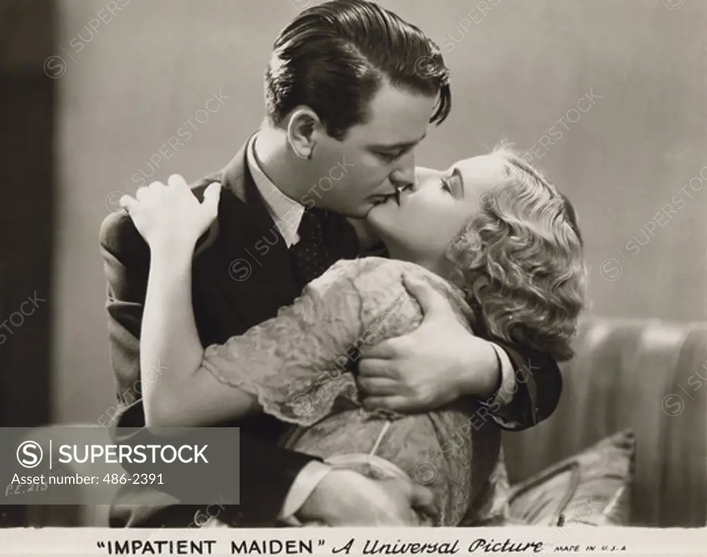Lew Ayres, Una Merkel in ""Impatient Maiden"", Universal Pictures, 1932