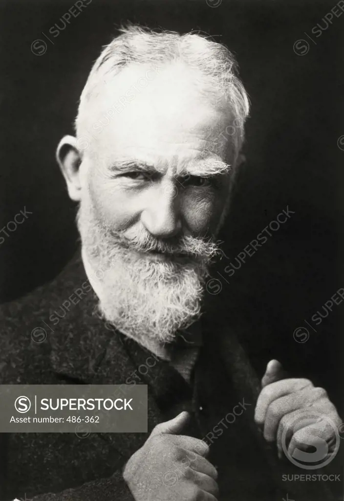 George Bernard Shaw, British Playwright, (1856-1950)