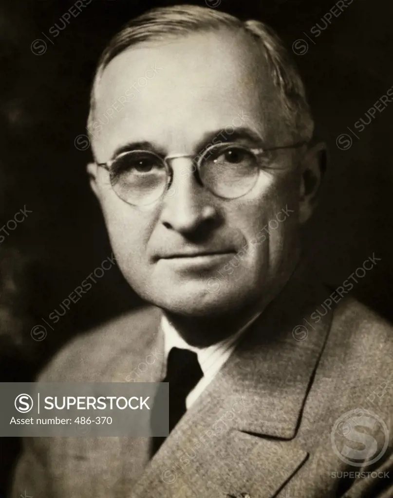 Harry S. Truman 33rd President of the United States (1884-1972)    