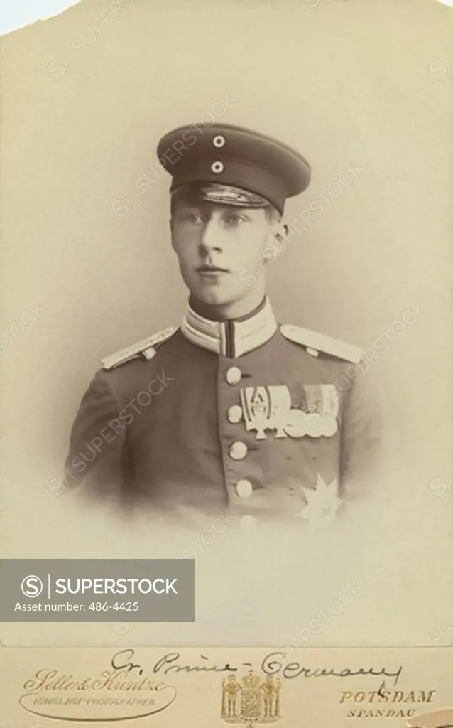 Crown Prince of Germany as teenager